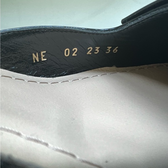 🔴Authentic NEW Christian Dior Logo Patent Leather Slingback Pumps Women's Shoes - Picture 9 of 11